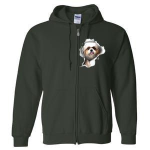 Shih Tzu Cute Shih Tzu Dog Shih Tzu Owner Shih Tzu Full Zip Hoodie