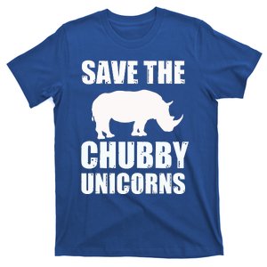 Save The Chubby Unicorns Rhino Funny Cute Gift T-Shirt