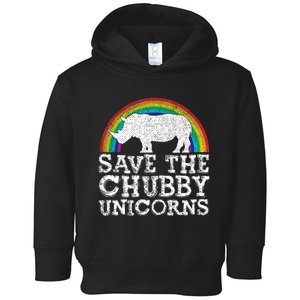 Save The Chubby Unicorns Gift Rhino Conservation Toddler Hoodie