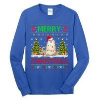 Shih Tzu Christmas Ugly Sweater Shih Tzu Tree Light Xmas Cool Gift Tall Long Sleeve T-Shirt