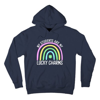 Students Teacher Clover Rainbow St Patricks Day Hoodie