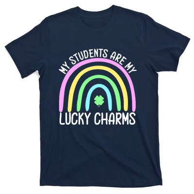 Students Teacher Clover Rainbow St Patricks Day T-Shirt