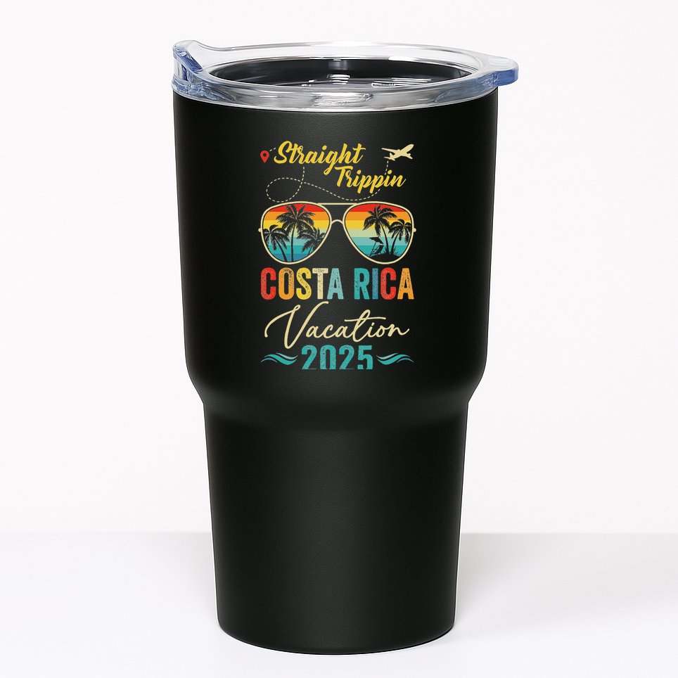 Straight Trippin Costa Rica 2025 Family Summer Vacation Tumbler
