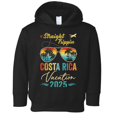 Straight Trippin Costa Rica 2025 Family Summer Vacation Toddler Hoodie