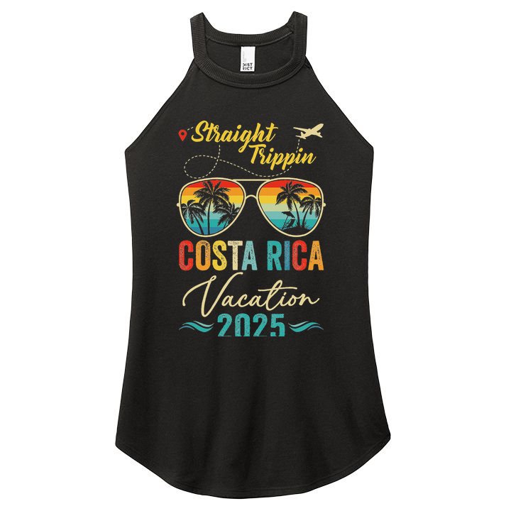 Straight Trippin Costa Rica 2025 Family Summer Vacation Women's Perfect Tri Rocker Tank