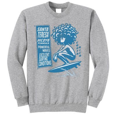 Santa Teresa Costa Rica Surf Break. Tall Sweatshirt