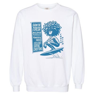 Santa Teresa Costa Rica Surf Break. Garment-Dyed Sweatshirt