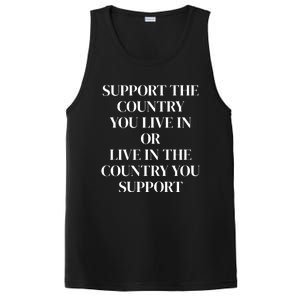 Support The Country You Live In The Country You Support PosiCharge Competitor Tank