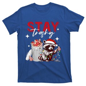 Stay Trashy Christmas Raccoon Xmas T-Shirt