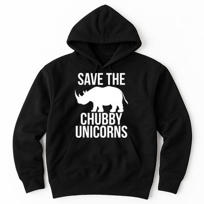 Save The Chubby Unicorn Funny Hoodie