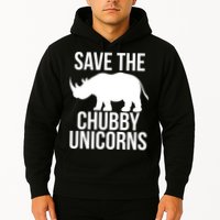 Save The Chubby Unicorn Funny Hoodie