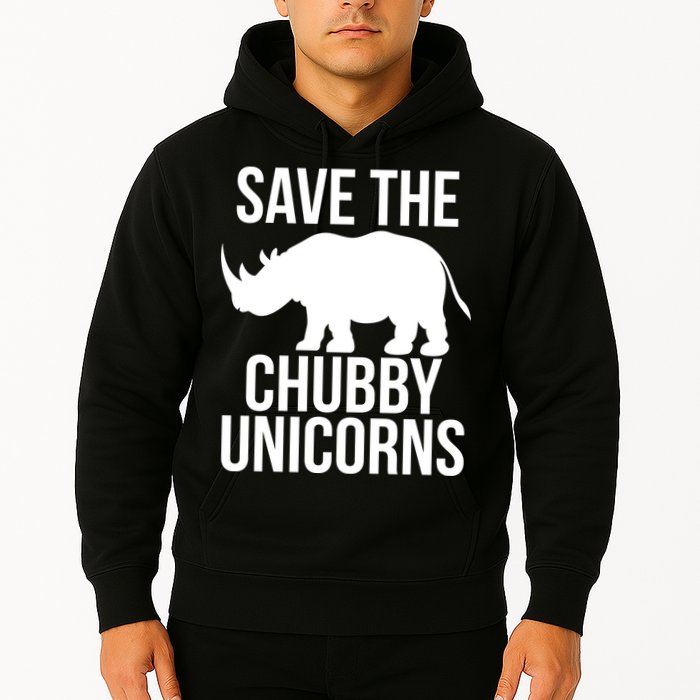 Save The Chubby Unicorn Funny Hoodie