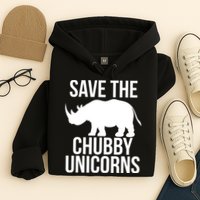 Save The Chubby Unicorn Funny Hoodie