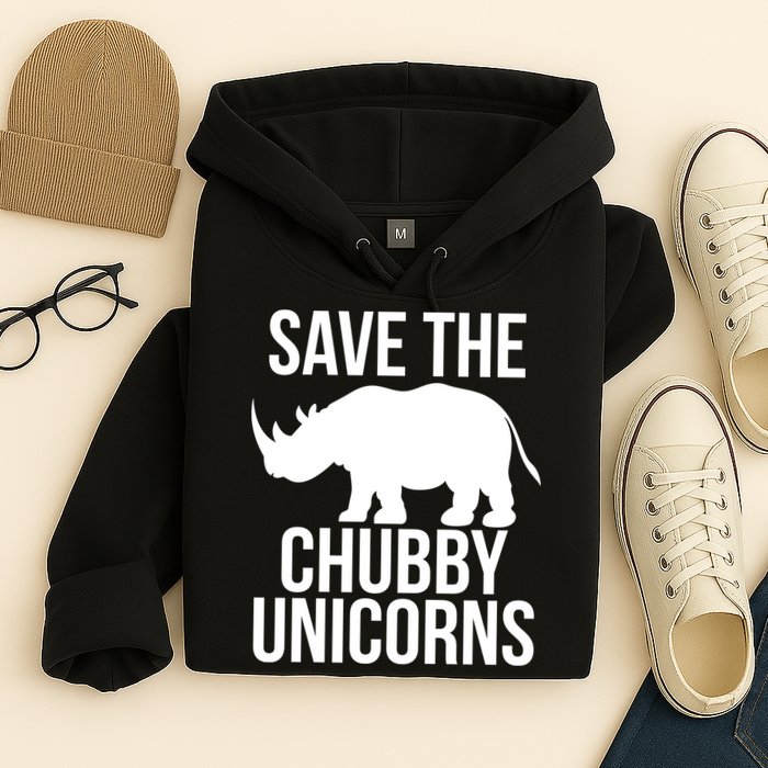 Save The Chubby Unicorn Funny Hoodie
