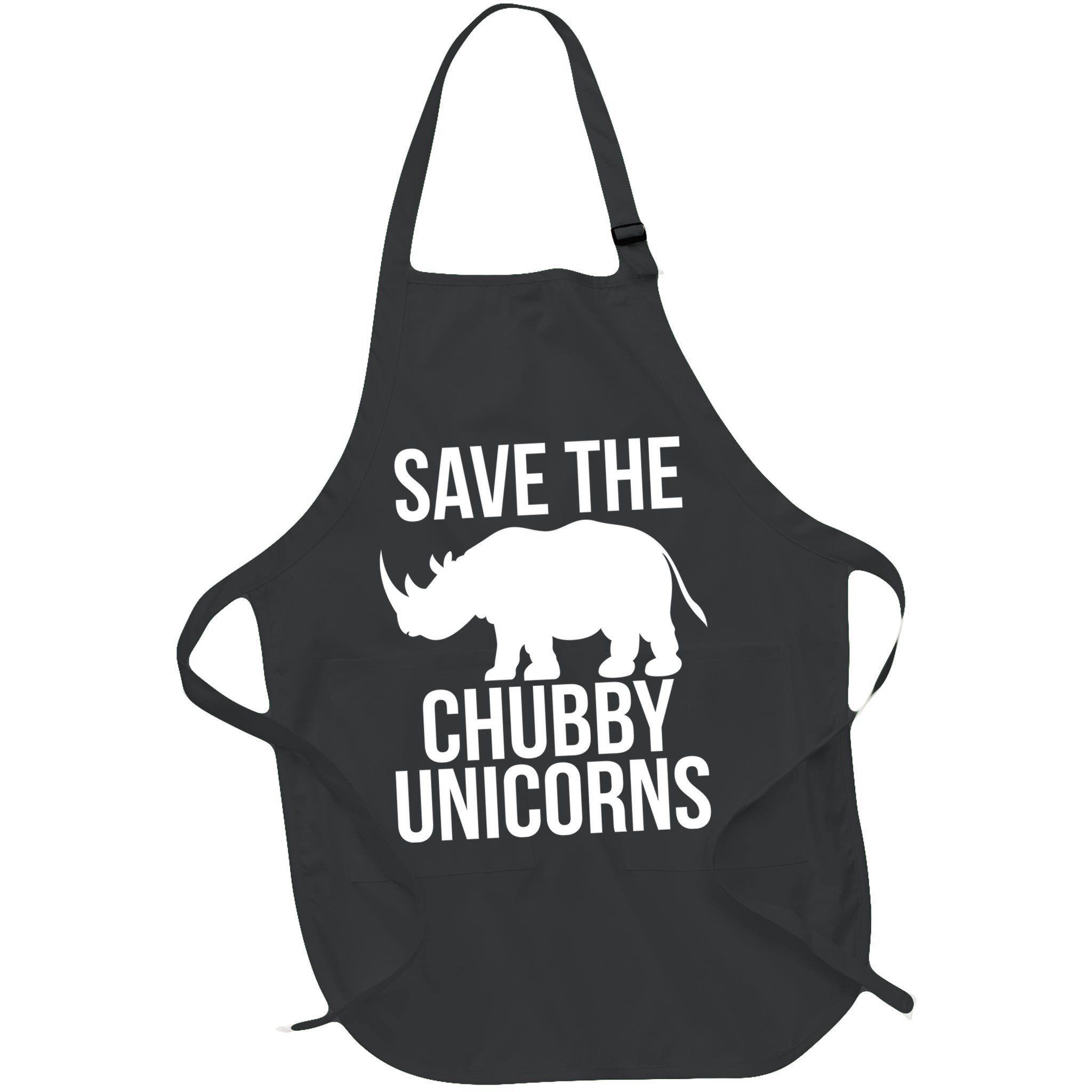 Save The Chubby Unicorn Funny Apron