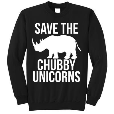 Save The Chubby Unicorn Funny Sweatshirt