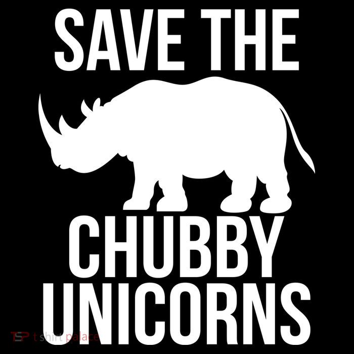 Save The Chubby Unicorn Funny T-Shirt