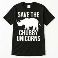 Save The Chubby Unicorn Funny Tall T-Shirt