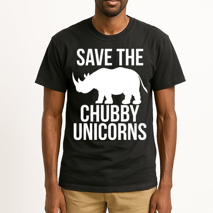 Save The Chubby Unicorn Funny Tall T-Shirt