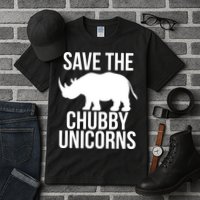 Save The Chubby Unicorn Funny Tall T-Shirt