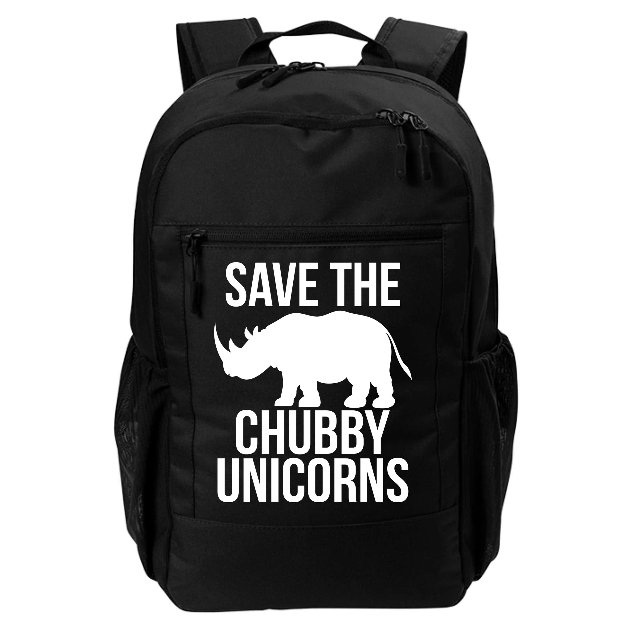 Save The Chubby Unicorn Funny Backpack