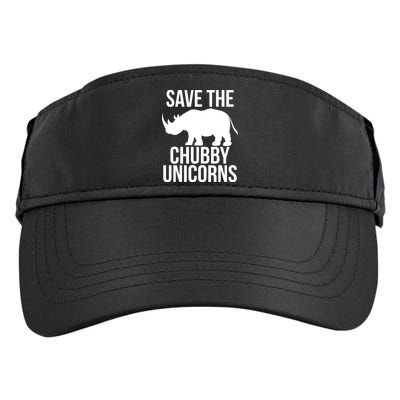Save The Chubby Unicorn Funny Adult Drive Performance Visor
