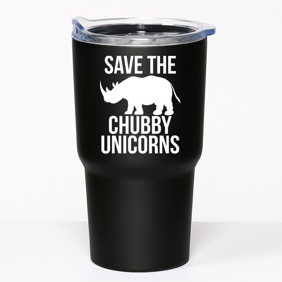 Save The Chubby Unicorn Funny Tumbler