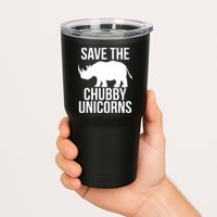 Save The Chubby Unicorn Funny Tumbler