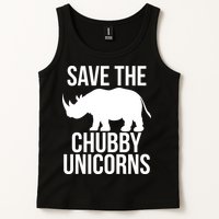 Save The Chubby Unicorn Funny Tank Top