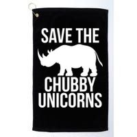 Save The Chubby Unicorn Funny Golf Towel