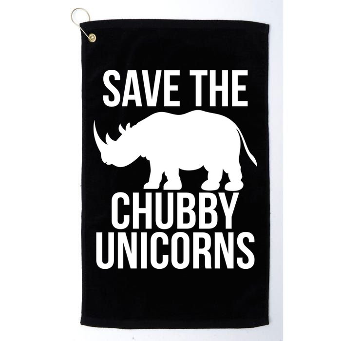 Save The Chubby Unicorn Funny Golf Towel
