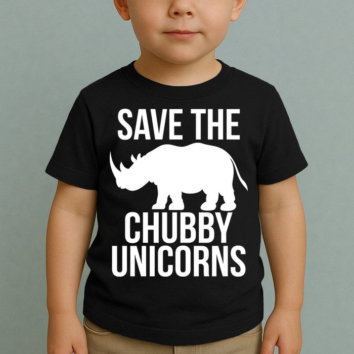 Save The Chubby Unicorn Funny Toddler T-Shirt