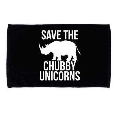 Save The Chubby Unicorn Funny Microfiber Hand Towel