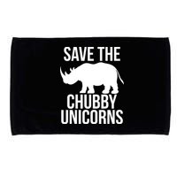 Save The Chubby Unicorn Funny Microfiber Hand Towel