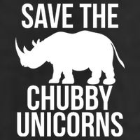Save The Chubby Unicorn Funny Microfiber Hand Towel
