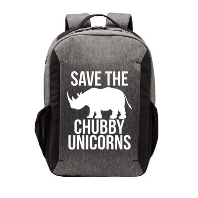 Save The Chubby Unicorn Funny Vector Backpack