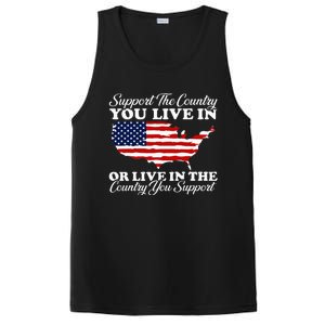 Support The Country You Live In The Country You PosiCharge Competitor Tank