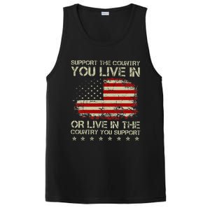 Support The Country You Live In The Country You Support PosiCharge Competitor Tank