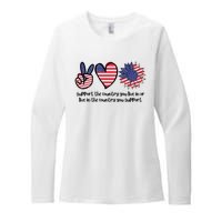 Support The Country You Live In Or Live In The Country You Support Womens CVC Long Sleeve Shirt