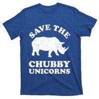 Save The Chubby Unicorns Rhino Funny Animal Rights Activists Gift T-Shirt