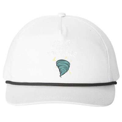 Storm Tornado Chaser Gift Cool Hunter Snapback Five-Panel Rope Hat