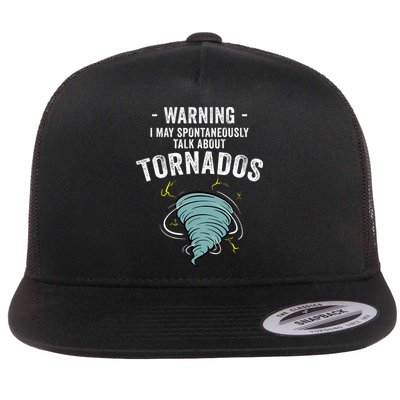 Storm Tornado Chaser Gift Cool Hunter Flat Bill Trucker Hat