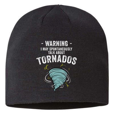 Storm Tornado Chaser Gift Cool Hunter Sustainable Beanie