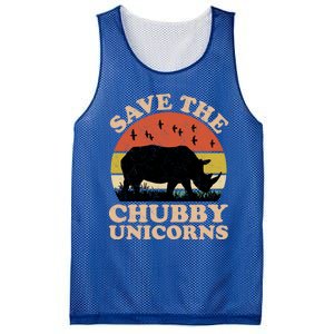 Save The Chubby Unicorns Rhino Funny Animal Rights Activists Cute Gift Mesh Reversible Basketball Jersey Tank