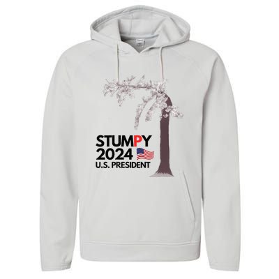 Stumpy The Cherry Tree Performance Fleece Hoodie