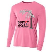 Stumpy The Cherry Tree Cooling Performance Long Sleeve Crew