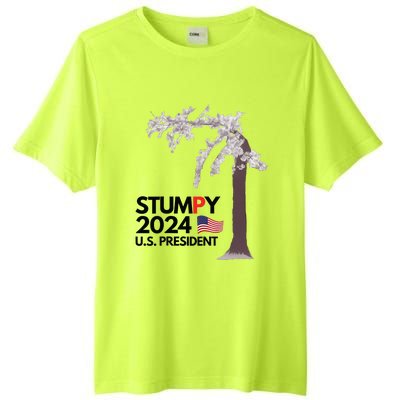 Stumpy The Cherry Tree Tall Fusion ChromaSoft Performance T-Shirt