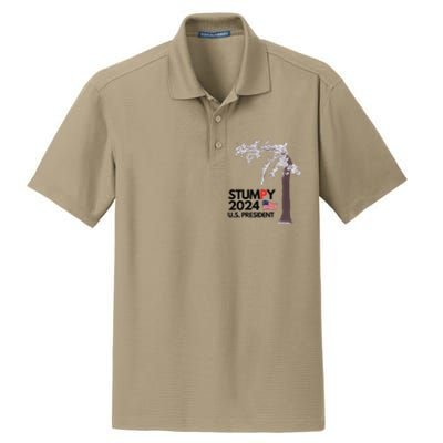 Stumpy The Cherry Tree Dry Zone Grid Polo