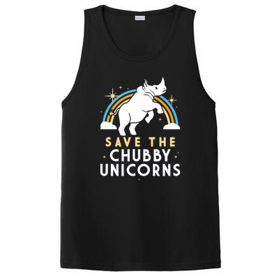 SAVE THE CHUBBY UNICORNS PosiCharge Competitor Tank