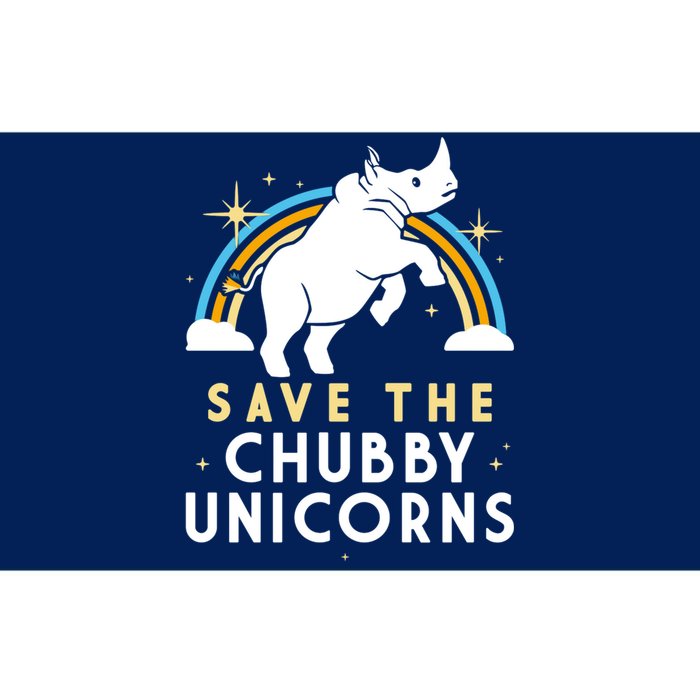 SAVE THE CHUBBY UNICORNS Bumper Sticker